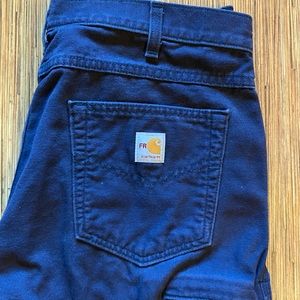 Carhartt navy Fr pants